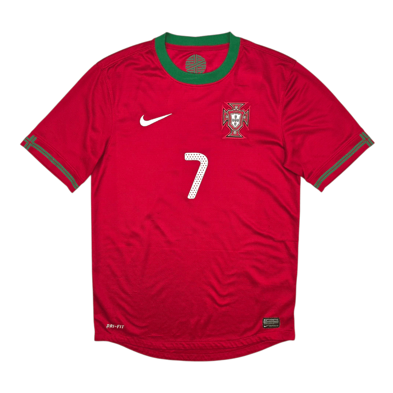 2012/13 Portugal Home Football Shirt (S) Nike 7 Ronaldo - Football Finery - FF301223