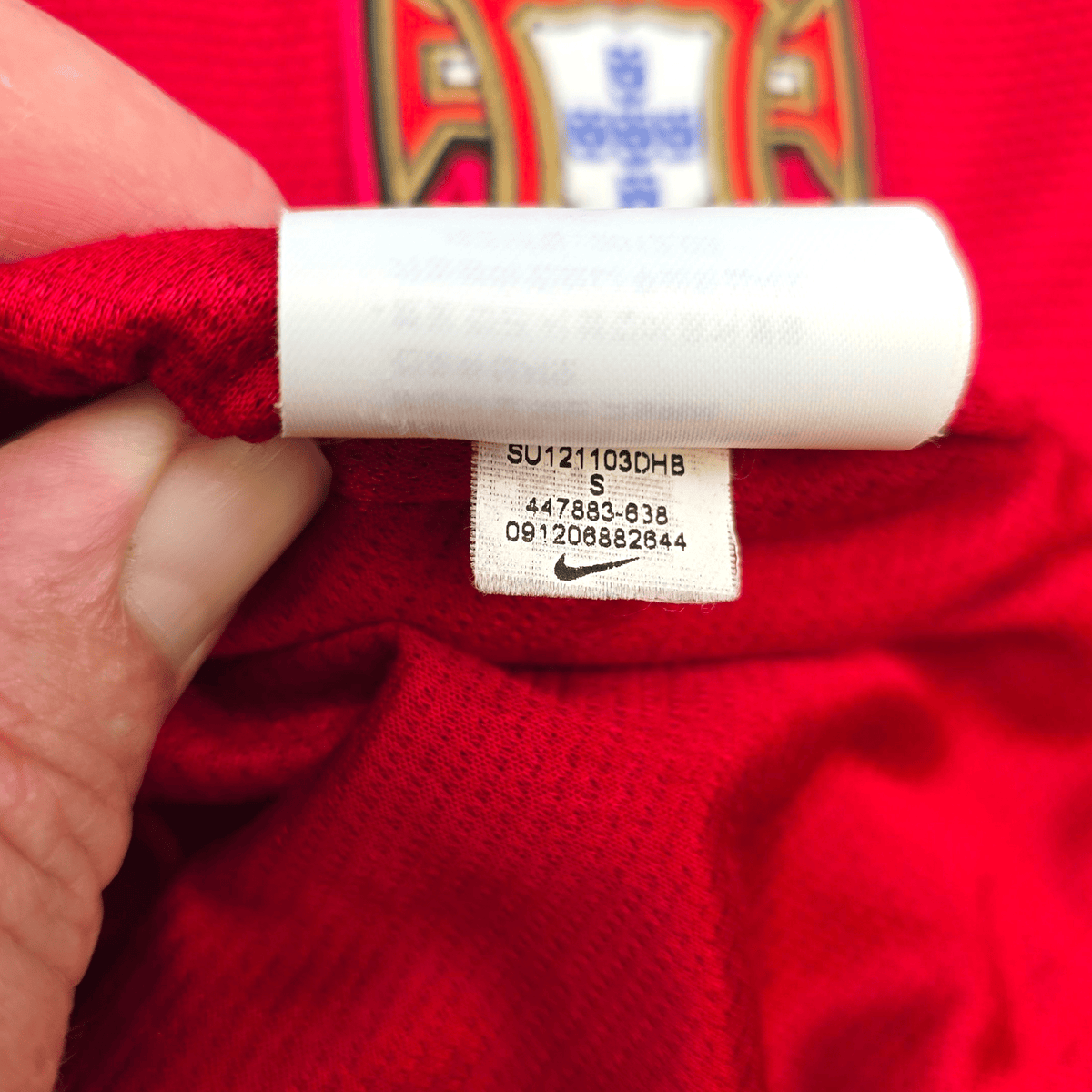 2012/13 Portugal Home Football Shirt (S) Nike 7 Ronaldo - Football Finery - FF301223