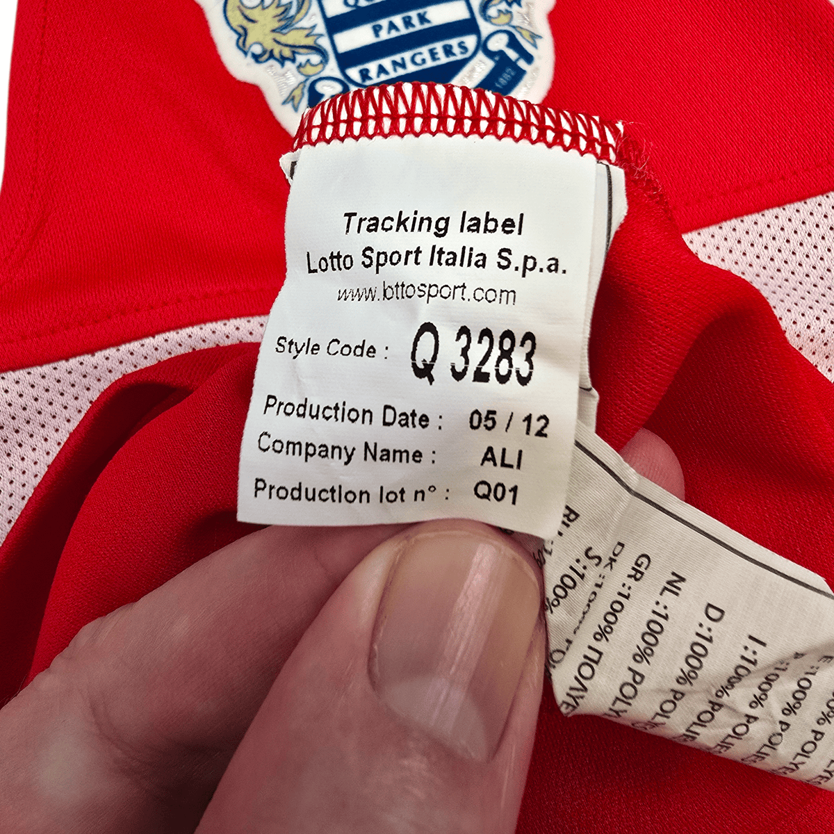2012/13 Queens Park Rangers Away Football Shirt (L) Lotto 18 Remy (BNWTs) - Football Finery - FF303680