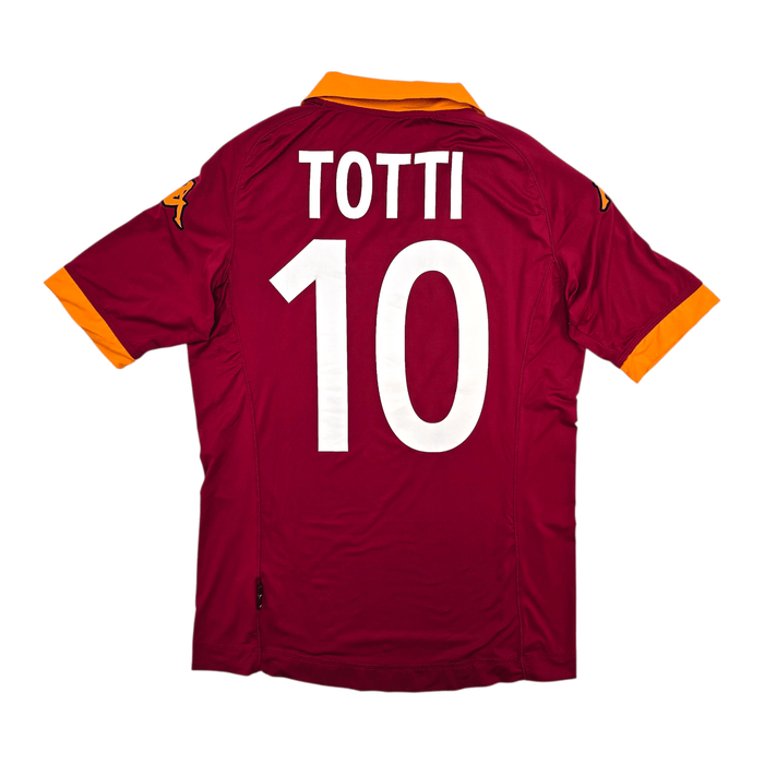 2012/13 Roma Home Football Shirt (L) Kappa 10 Totti - Football Finery - FF304089
