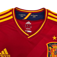 2012/13 Spain Home Football Shirt (M) Adidas #6 Iniesta - Football Finery - FF204550