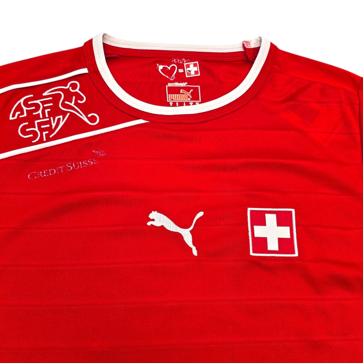 2012/13 Switzerland Home Football Shirt (S) Puma - Football Finery - FF304407