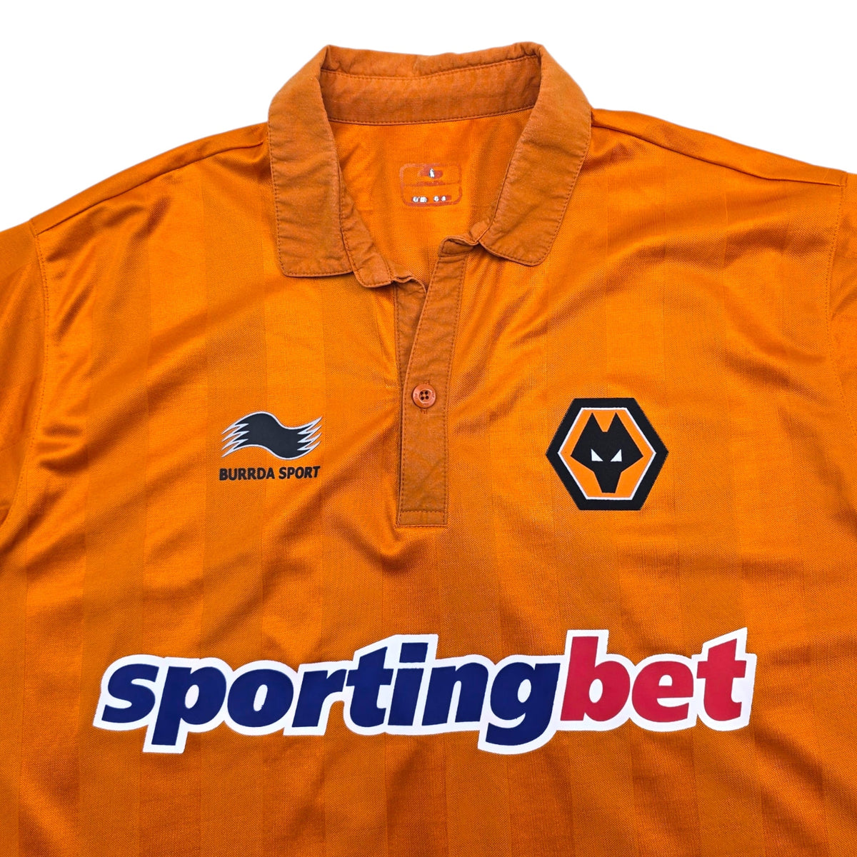 2012/13 Wolverhampton Wanderers Home Football Shirt (M) Burrda Sport 9 Ebanks-Blake - Football Finery - FF305610