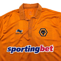 2012/13 Wolverhampton Wanderers Home Football Shirt (M) Burrda Sport 9 Ebanks-Blake - Football Finery - FF305610