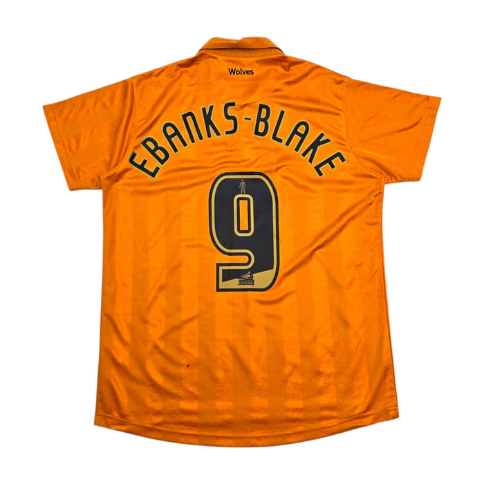 2012/13 Wolverhampton Wanderers Home Football Shirt (M) Burrda Sport 9 Ebanks-Blake - Football Finery - FF305610