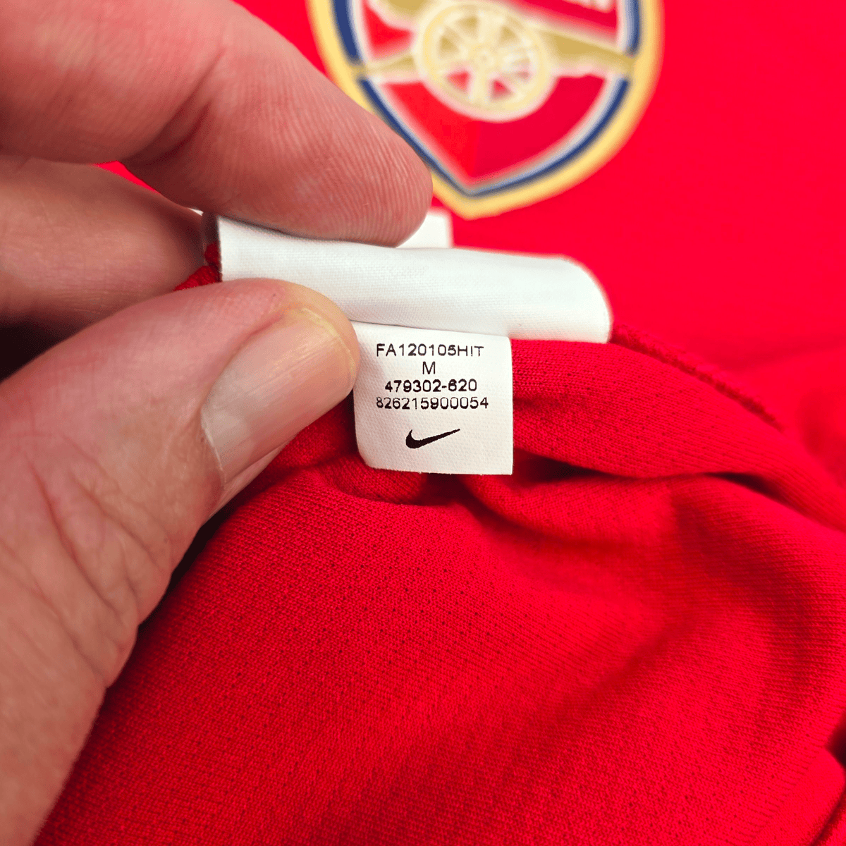 2012/14 Arsenal Home Football Shirt (M) Nike 9 Podolski - Football Finery - FF302760