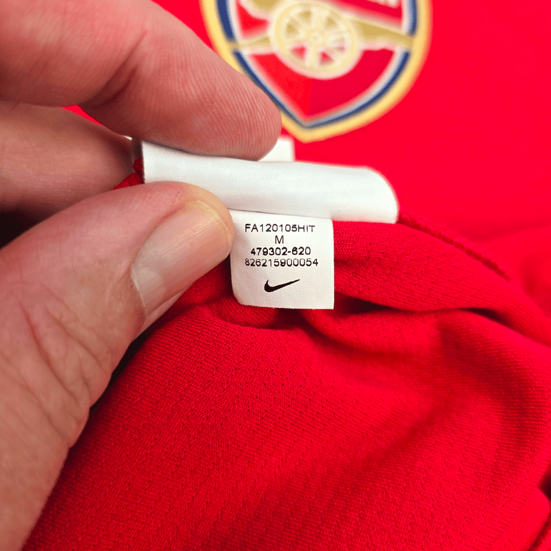 2012/14 Arsenal Home Football Shirt (M) Nike 9 Podolski - Football Finery - FF302760