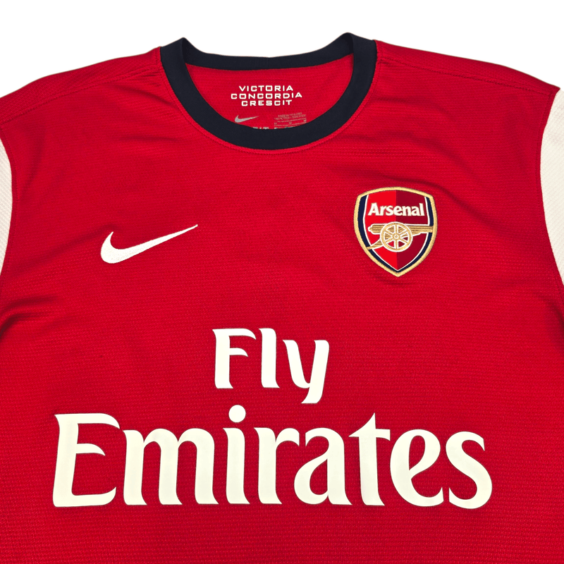 2012/14 Arsenal Home Football Shirt (M) Nike 9 Podolski - Football Finery - FF302760