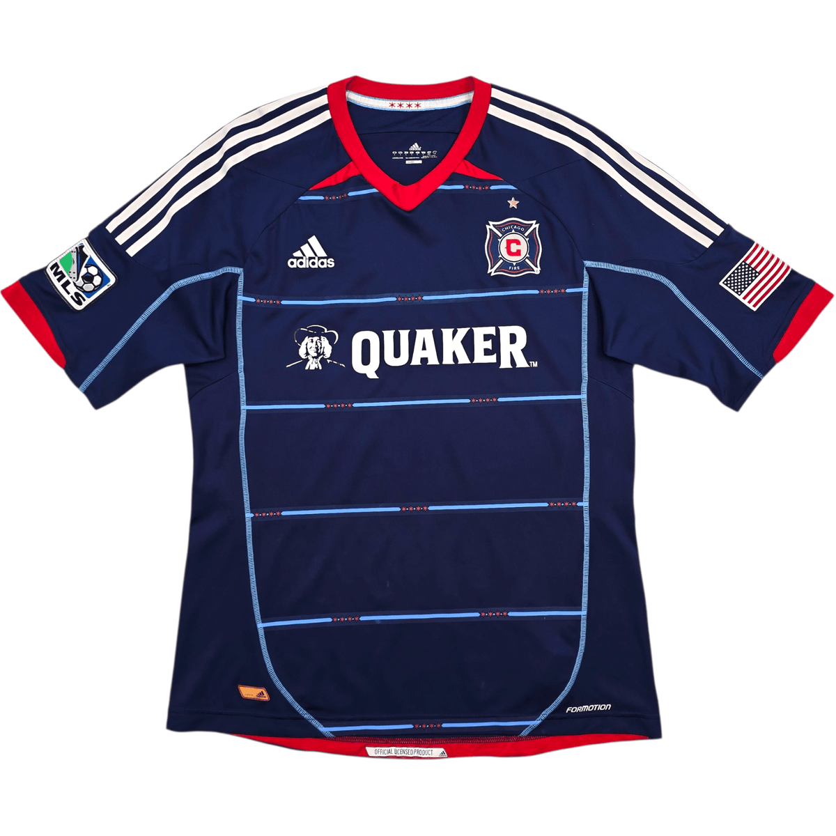 2012/14 Chicago Fire Away Football Shirt (L) Adidas - Football Finery - FF301458