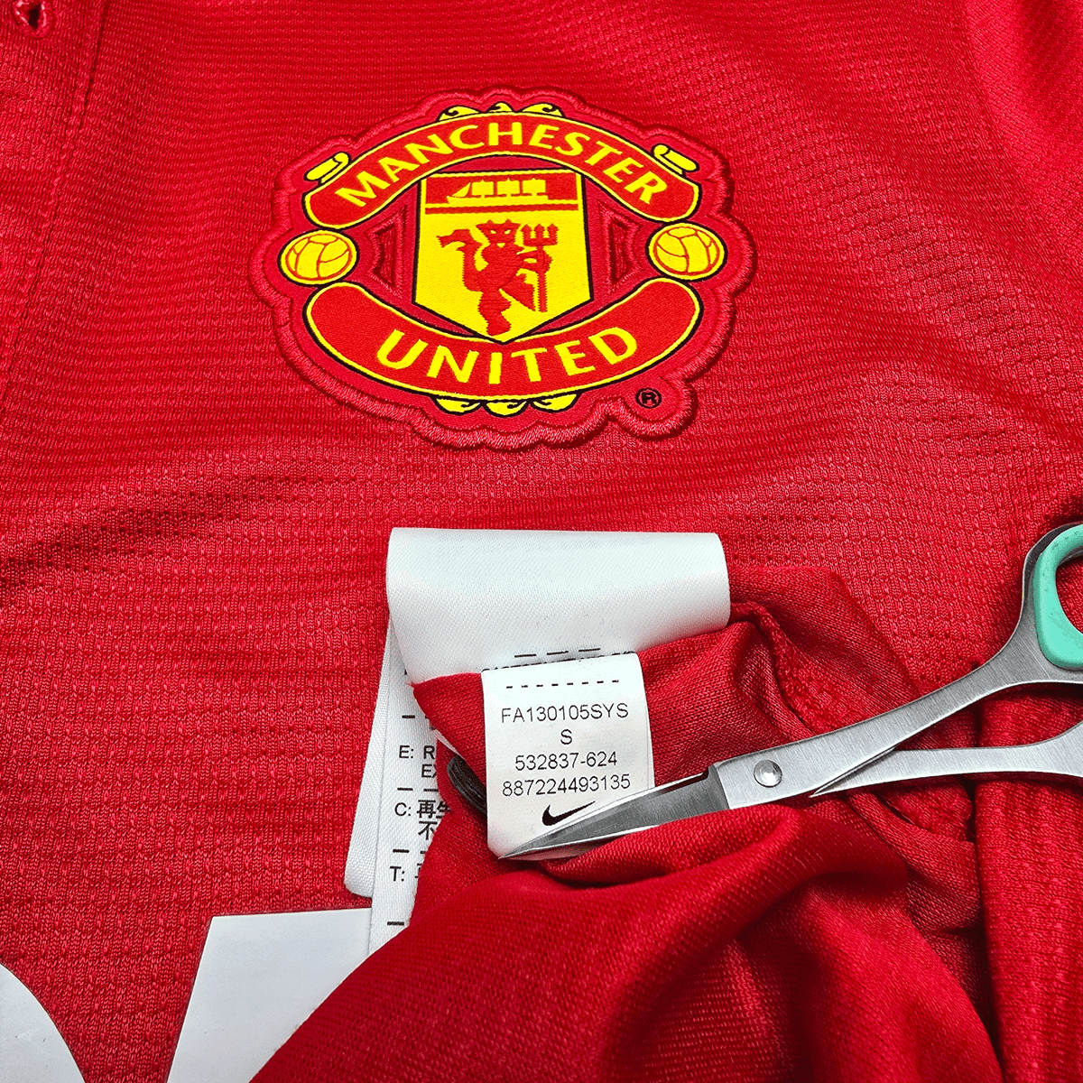 2012/14 Manchester United Away Football Shirt (M) Nike 20 v. Persie - Football Finery - FF302381