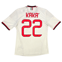 2013/14 AC Milan Away Football Shirt (S) Adidas 22 Kaka - Football Finery - FF302479