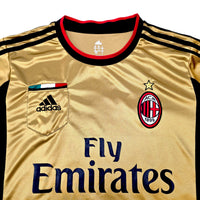2013/14 AC Milan Third Football Shirt (S) Adidas 45 Balotelli - Football Finery - FF307259