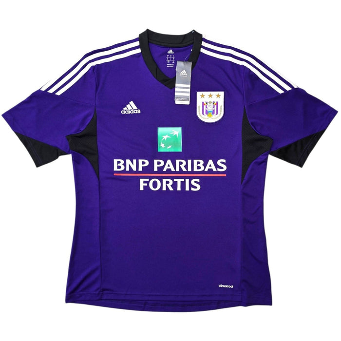 2013/14 Anderlecht Home Football Shirt (L) Adidas 45 Mitrovic - Football Finery - FF307429