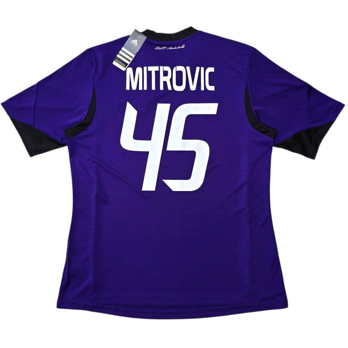 2013/14 Anderlecht Home Football Shirt (L) Adidas 45 Mitrovic - Football Finery - FF307429