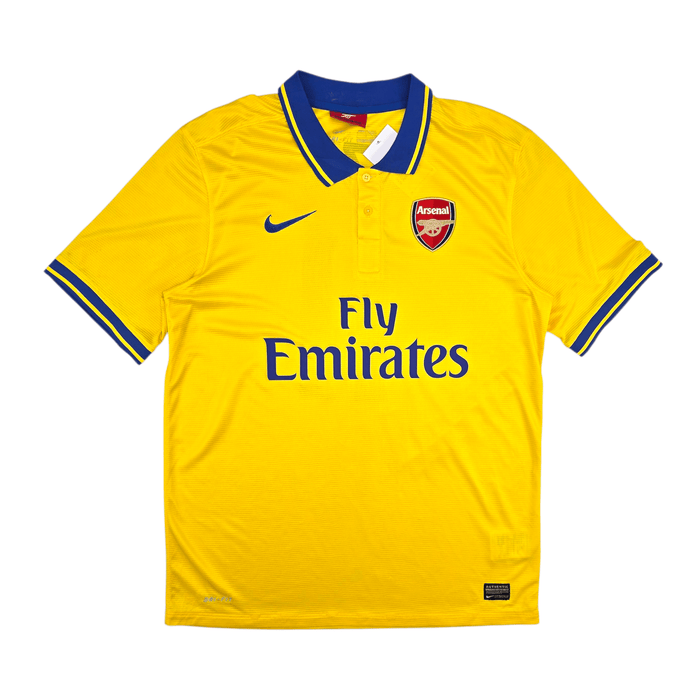 2013/14 Arsenal Away Football Shirt (L) Nike 11 Ozil - Football Finery - FF303289