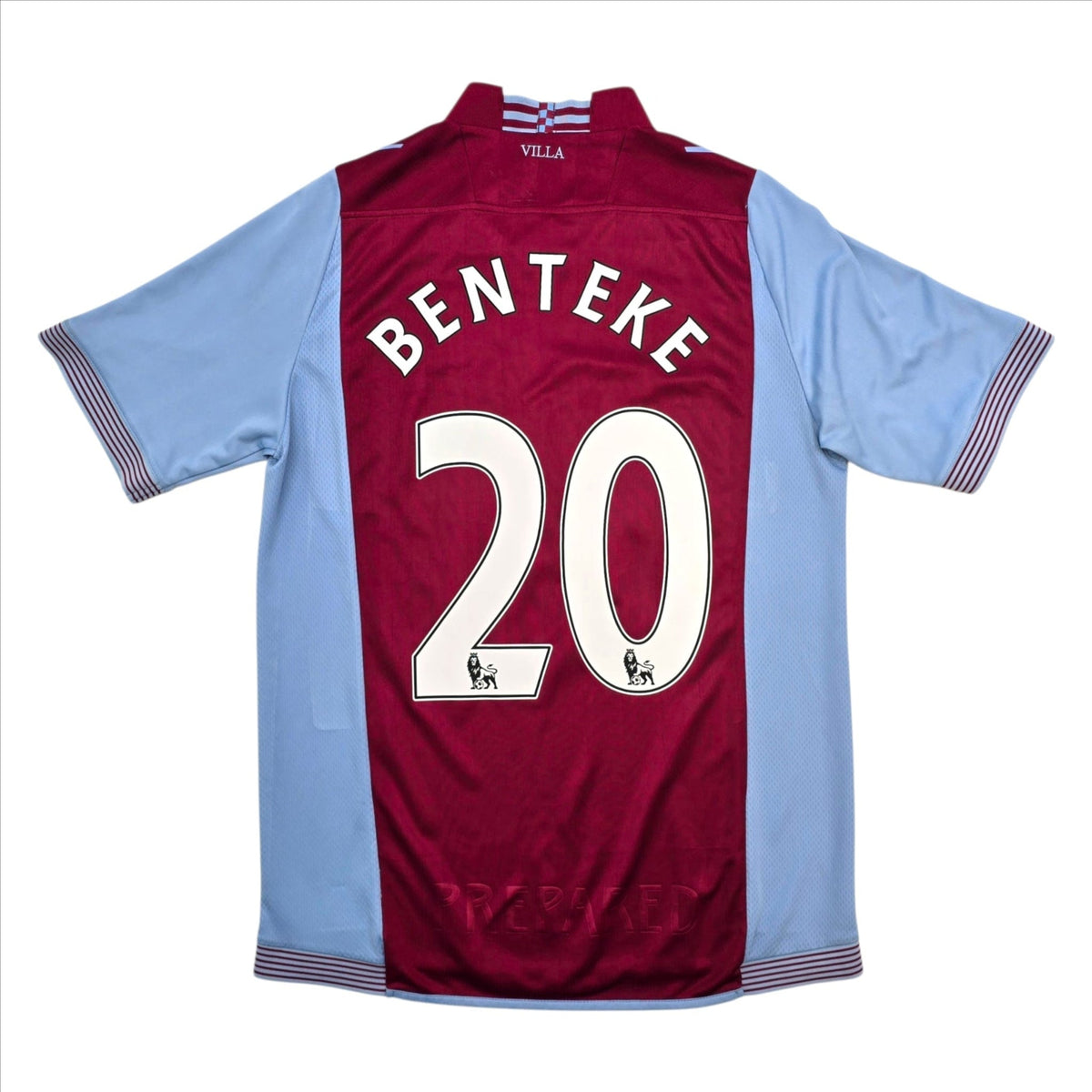 2013/14 Aston Villa Home Football Shirt (L) Macron 20 Benteke - Football Finery - FF305098