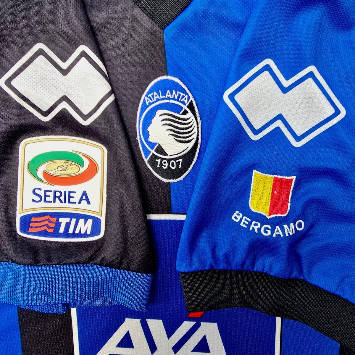 2013/14 Atalanta Home Football Shirt (S) Errea - Football Finery - FF305628