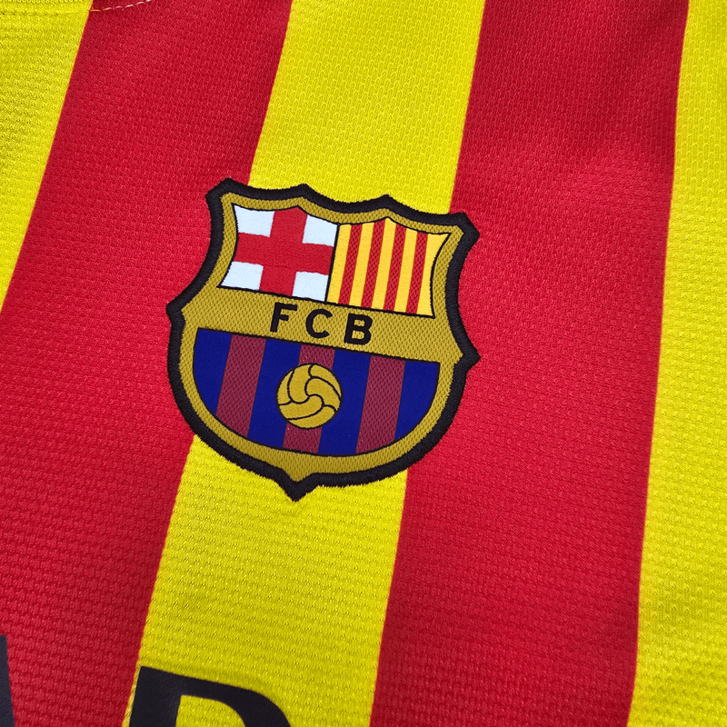 2013/14 Barcelona Away Football Shirt (L) Nike 10 Messi - Football Finery - FF302472