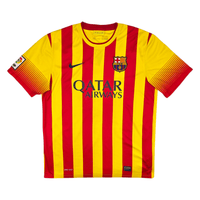 2013/14 Barcelona Away Football Shirt (L) Nike 10 Messi - Football Finery - FF302472