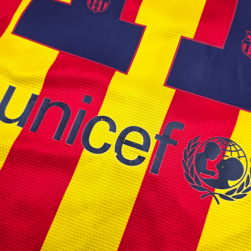 2013/14 Barcelona Away Football Shirt (M) Nike #11 Neymar - Football Finery - FF204555