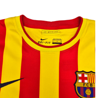 2013/14 Barcelona Away Football Shirt (XL) Nike 10 Messi - Football Finery - FF302754