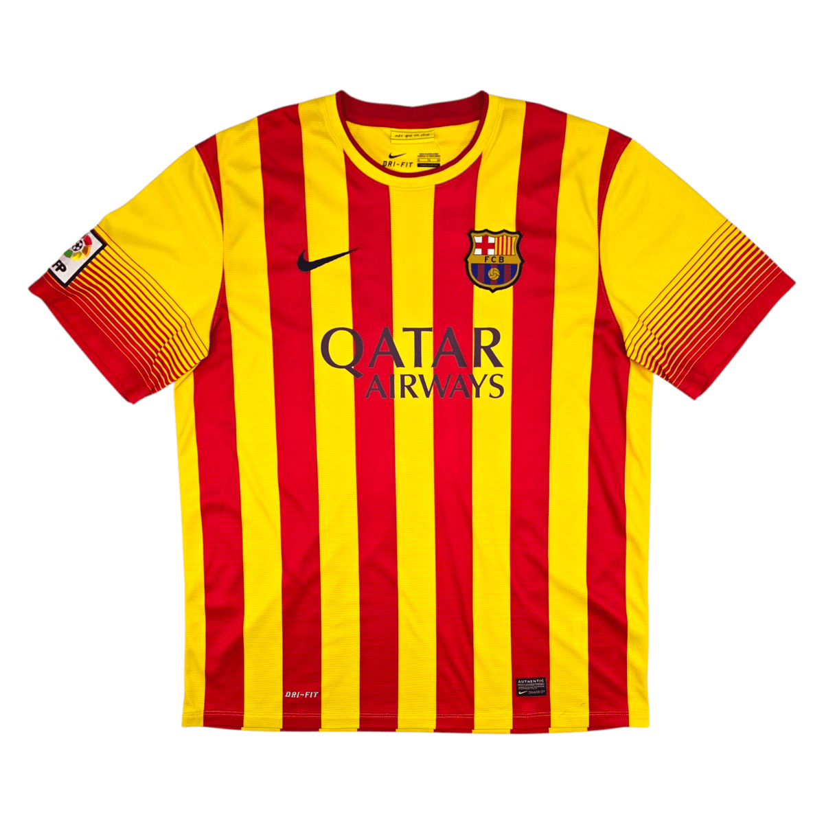 2013/14 Barcelona Away Football Shirt (XL) Nike 10 Messi - Football Finery - FF302754
