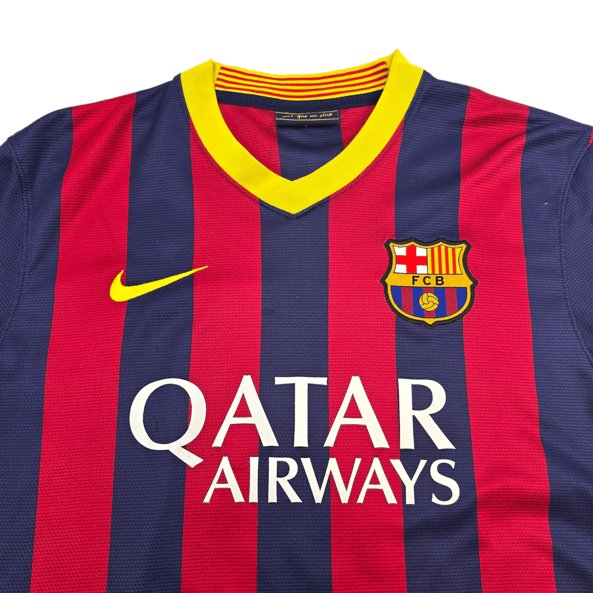 2013/14 Barcelona Home Football Shirt (M) Nike 11 Neymar Jr - Football Finery - FF303493
