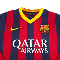 2013/14 Barcelona Home Football Shirt (S) Nike 11 Neymar JR - Football Finery - FF301657
