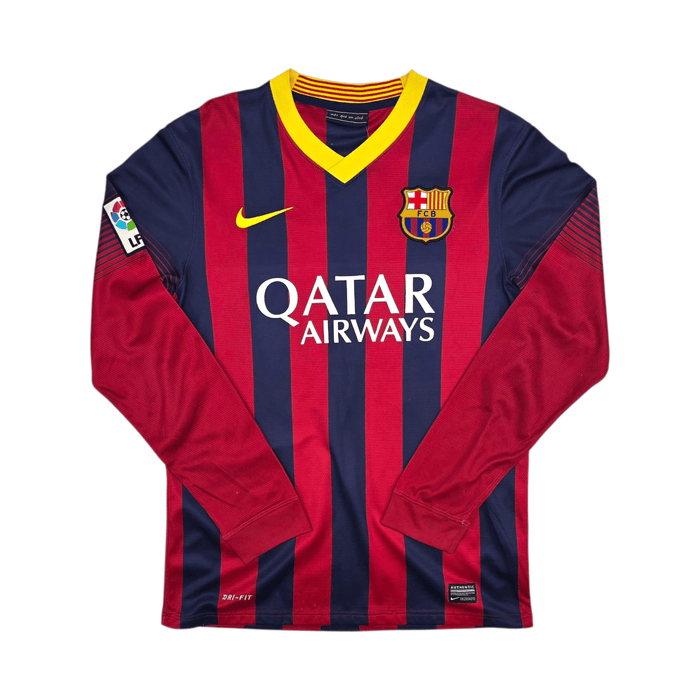 2013/14 Barcelona Home Football Shirt (S) Nike 11 Neymar JR - Football Finery - FF301657