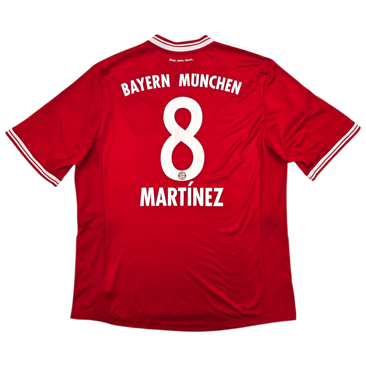 2013/14 Bayern Munich Home Football Shirt (XL) Adidas 8 Martinez - Football Finery - FF304729