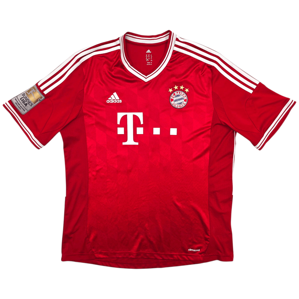 2013/14 Bayern Munich Home Football Shirt (XL) Adidas 8 Martinez - Football Finery - FF304729
