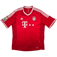 2013/14 Bayern Munich Home Football Shirt (XL) Adidas 8 Martinez - Football Finery - FF304729