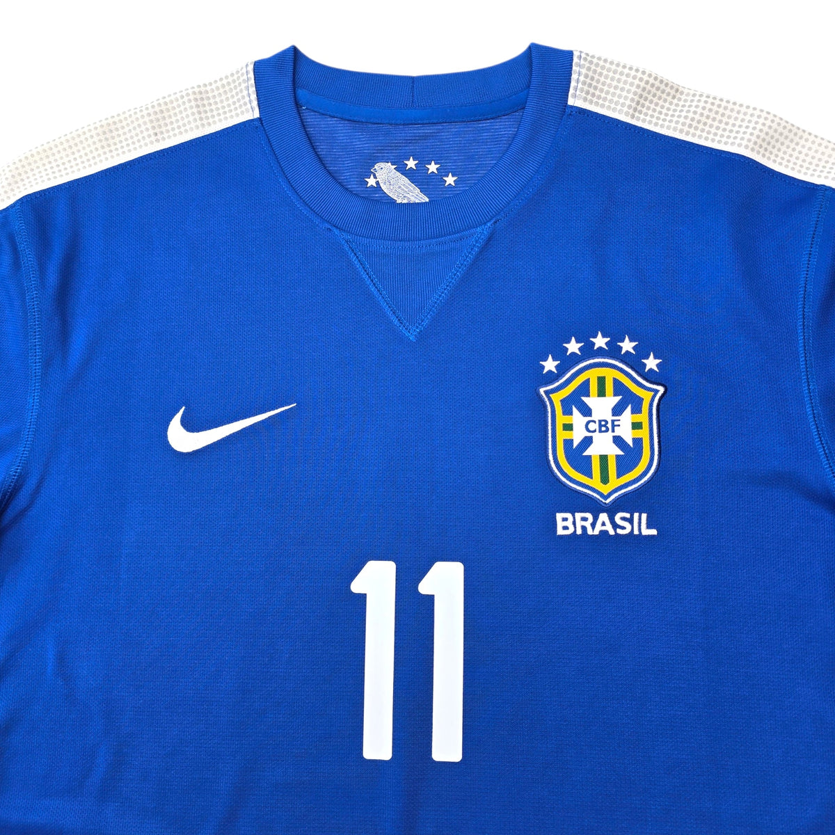 2013/14 Brazil Away Football Shirt (M) Nike 11 Neymar - Football Finery - FF305767