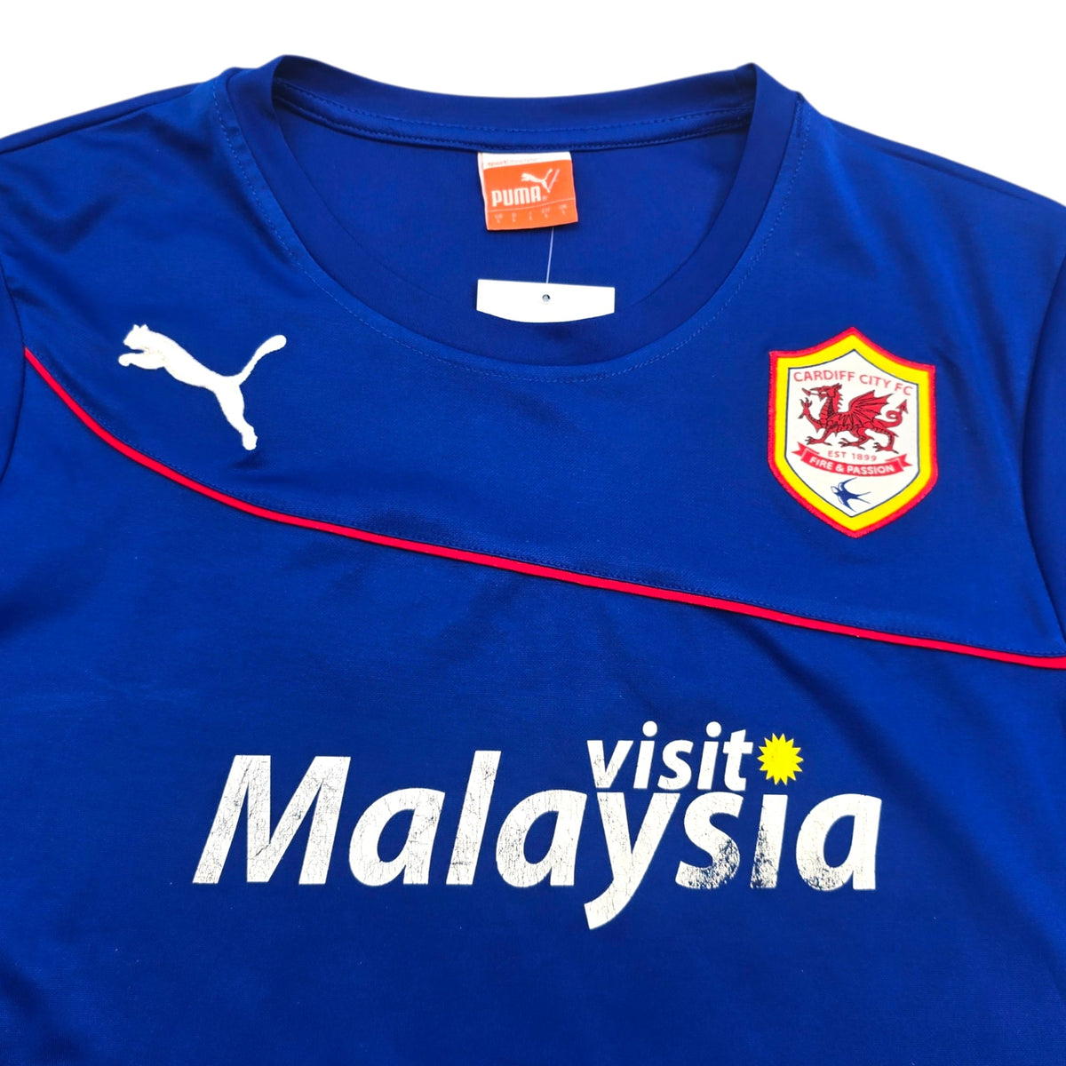 2013/14 Cardiff City Away Football Shirt (L) Puma 39 Bellamy - Football Finery - FF305415