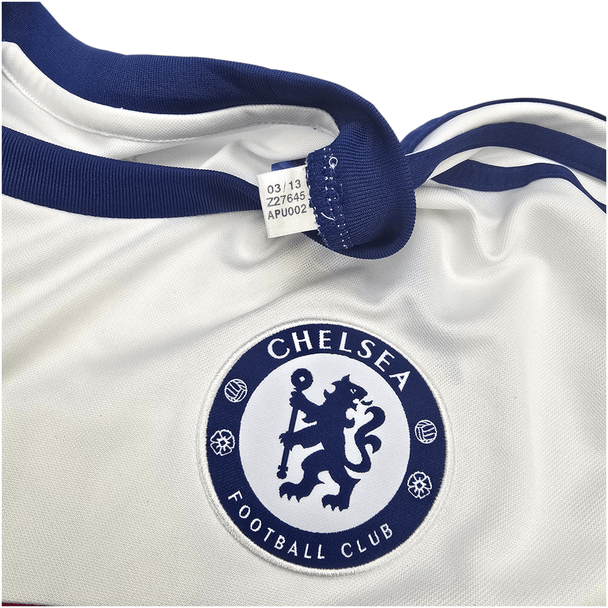 2013/14 Chelsea Away Football Shirt (L) Adidas 17 Hazard - Football Finery - FF302537