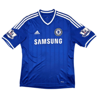 2013/14 Chelsea Home Football Shirt (L) Adidas 8 Lampard - Football Finery - FF302153