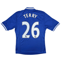 2013/14 Chelsea Home Football Shirt (M) Adidas 26 Terry - Football Finery - FF301560