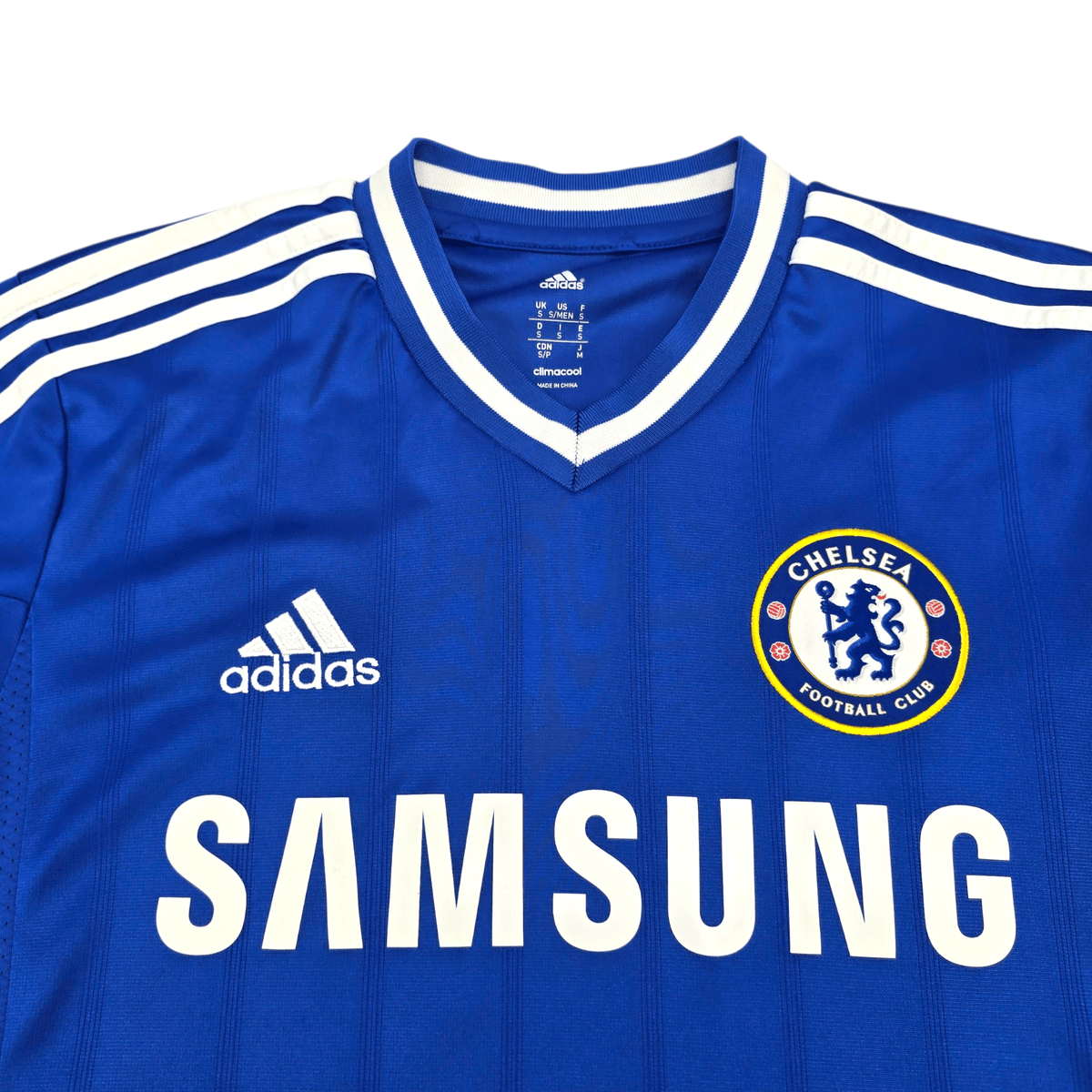 2013/14 Chelsea Home Football Shirt (S) Adidas 17 Hazard - Football Finery - FF300958