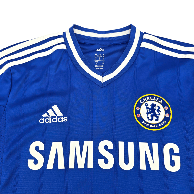 2013/14 Chelsea Home Football Shirt (S) Adidas 17 Hazard - Football Finery - FF300958