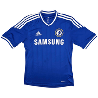 2013/14 Chelsea Home Football Shirt (S) Adidas 17 Hazard - Football Finery - FF300958