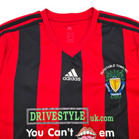 2013/14 Dunstable Town Away Football Shirt (L) Adidas 14 (Matchworn) - Football Finery - FF307149