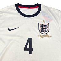2013/14 England Home Football Shirt (M) Nike 4 Gerrard - Football Finery - FF300673