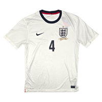 2013/14 England Home Football Shirt (M) Nike 4 Gerrard - Football Finery - FF300673