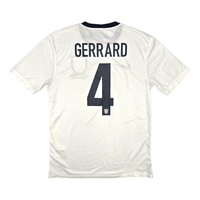 2013/14 England Home Football Shirt (M) Nike 4 Gerrard - Football Finery - FF300673