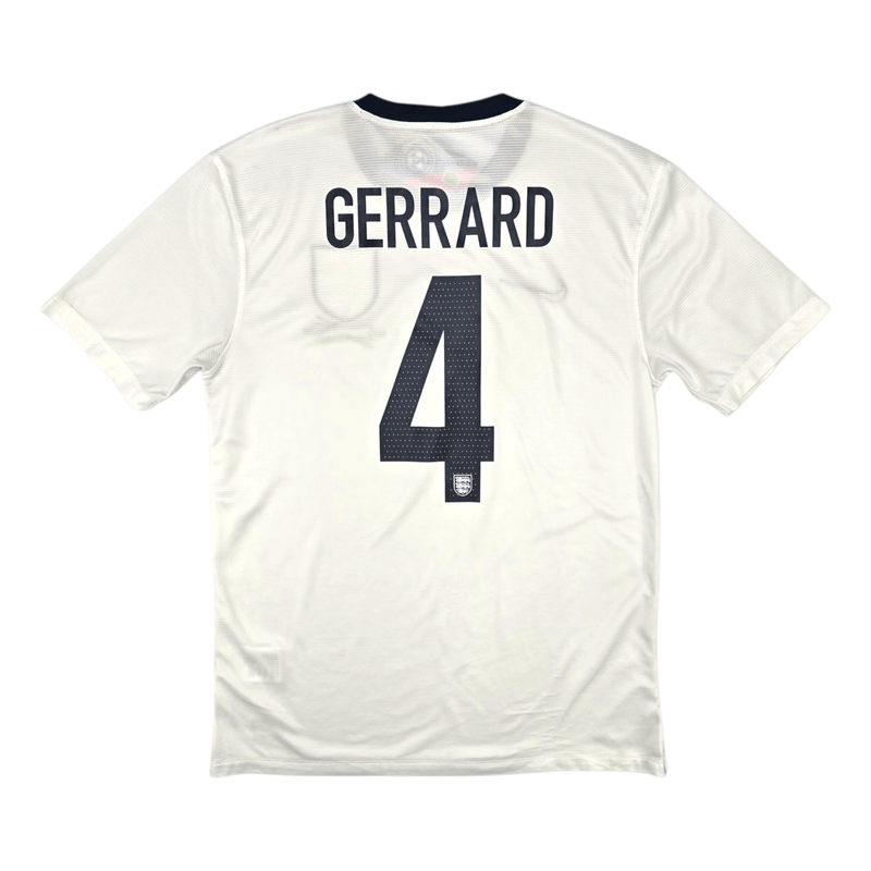 2013/14 England Home Football Shirt (M) Nike 4 Gerrard - Football Finery - FF300673
