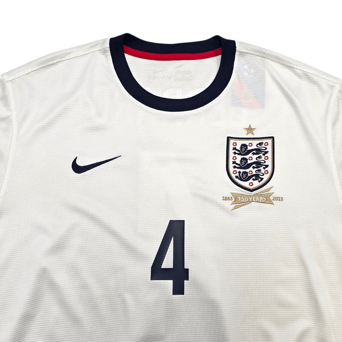 2013/14 England Home Football Shirt (XL) Nike 4 Gerrard - Football Finery - FF303029