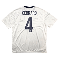 2013/14 England Home Football Shirt (XL) Nike 4 Gerrard - Football Finery - FF303029