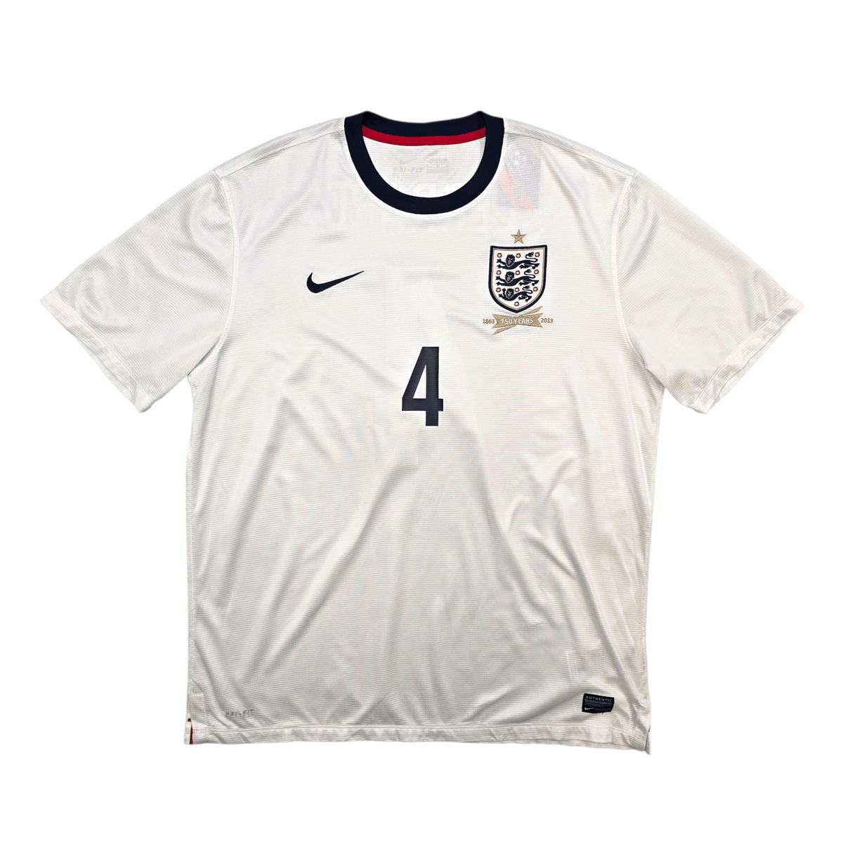 2013/14 England Home Football Shirt (XL) Nike 4 Gerrard - Football Finery - FF303029