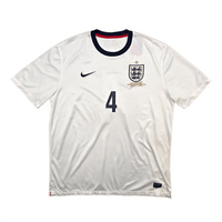 2013/14 England Home Football Shirt (XL) Nike 4 Gerrard - Football Finery - FF303029