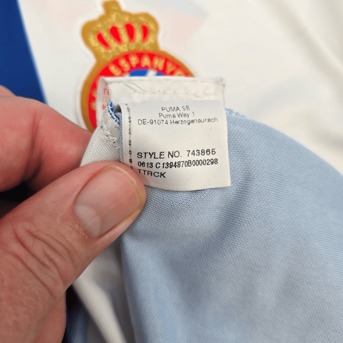 2013/14 Espanyol Home Football Shirt (M) Puma 20 Simao - Football Finery - FF302901